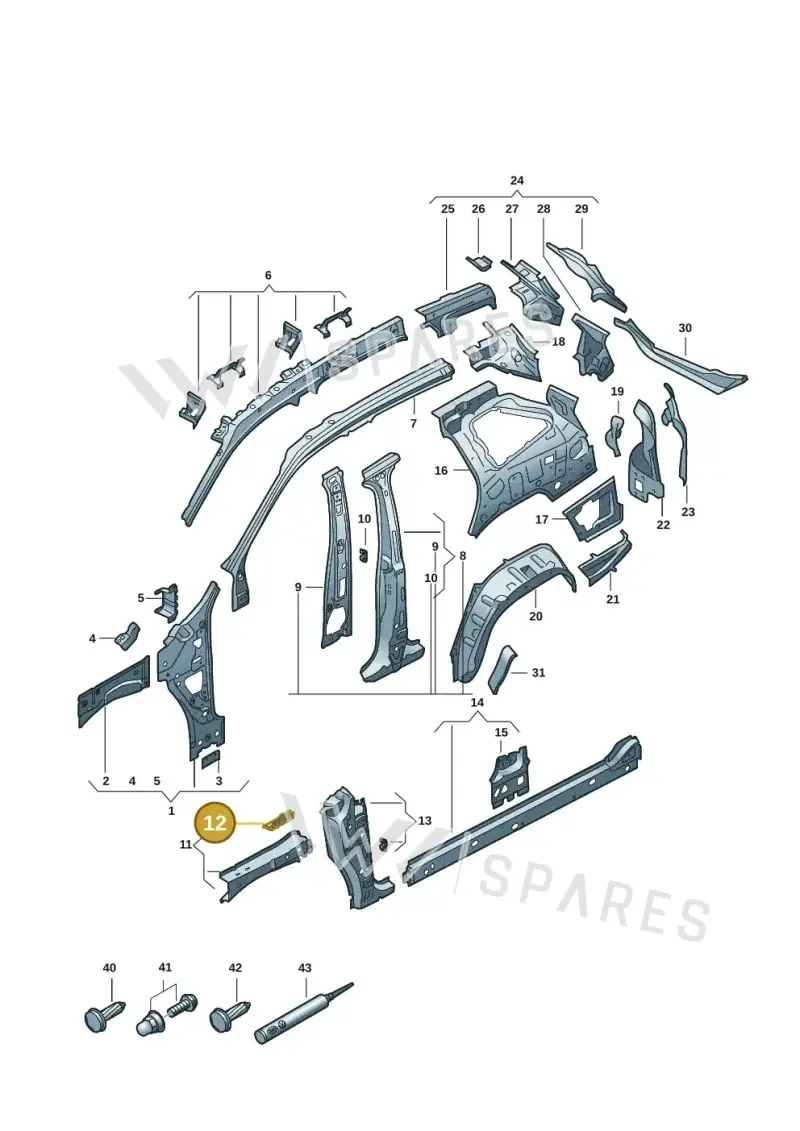 57H806166 — Skoda Kodiaq (2024-2024) diagram 57h809000, position 12