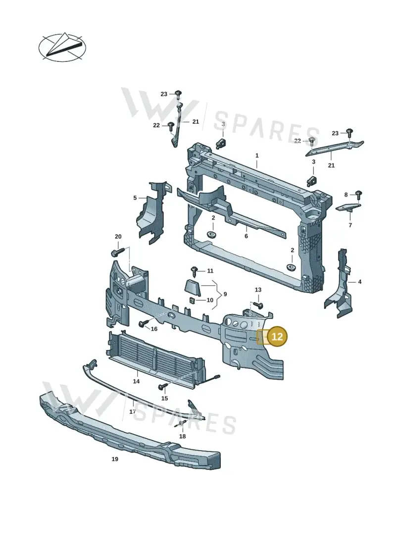 57H807109A — Skoda Kodiaq (2024-2024) diagram 57h805000, position 12