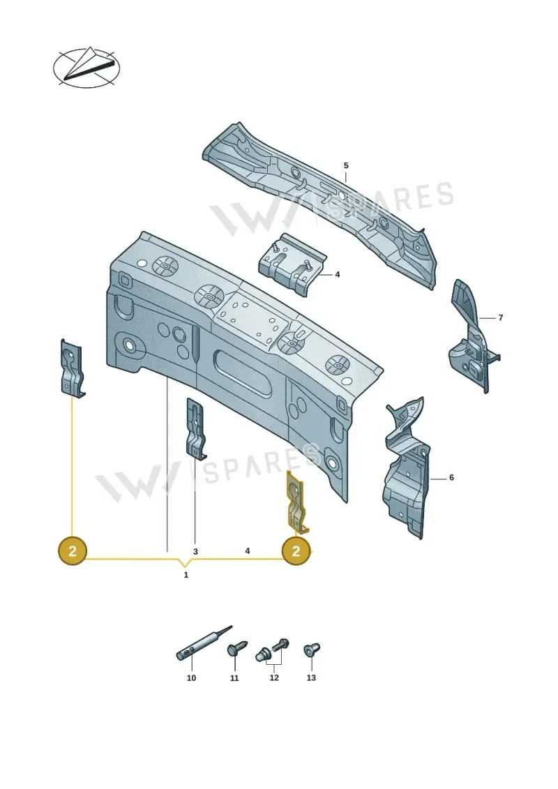 57H807126 — Skoda Kodiaq (2024-2024) diagram 57h813000, position 2