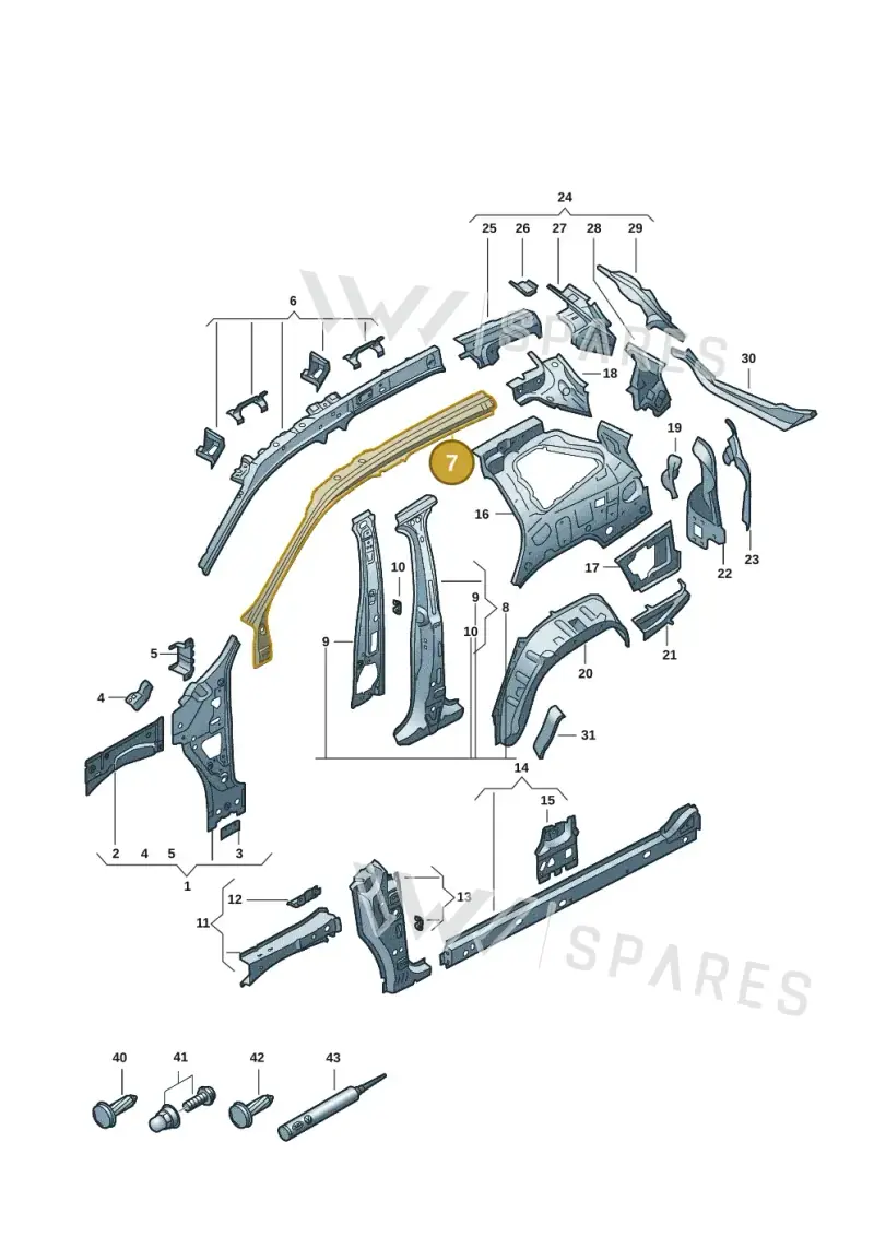 57H809428A — Skoda Kodiaq (2024-) diagram 57h809000, position 7