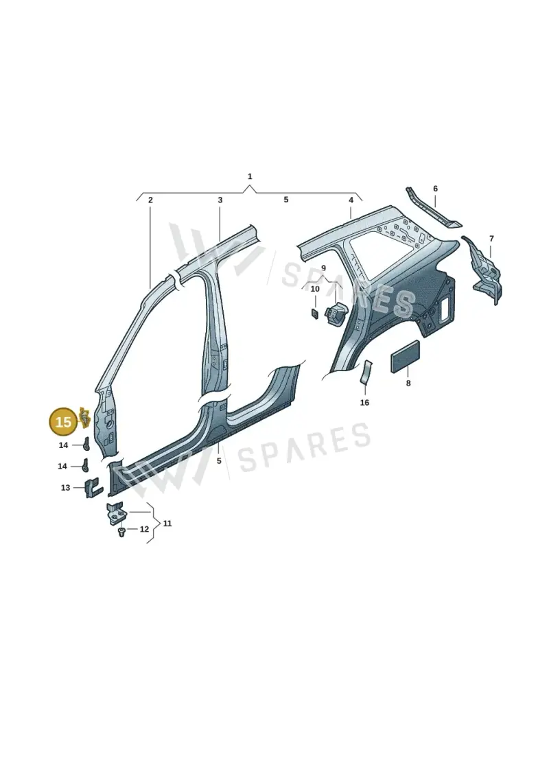 57H810459 — Skoda Kodiaq (2024-2024) diagram 57h809050, position 15