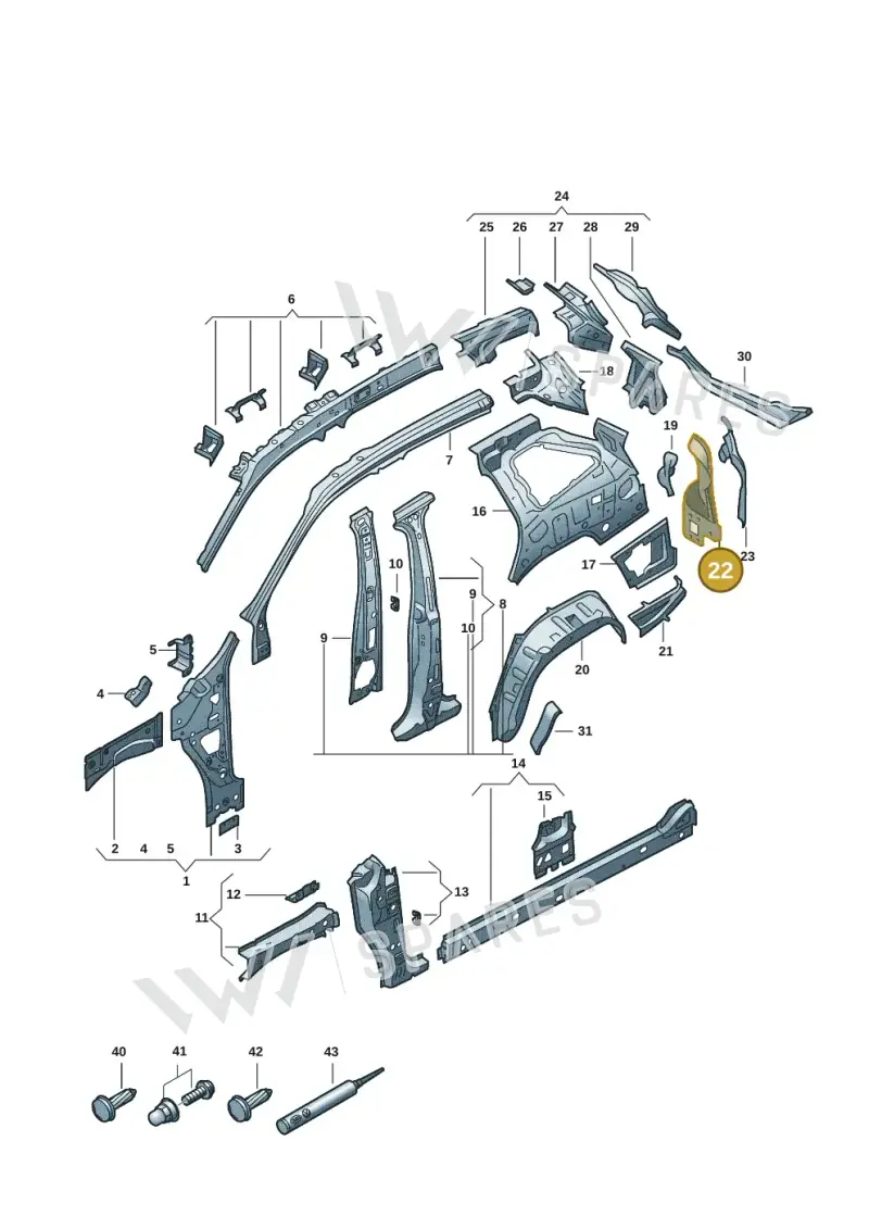 57H813481A — Skoda Kodiaq (2024-2024) diagram 57h809000, position 22