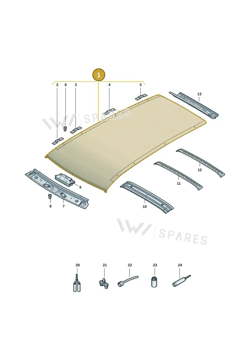 57H817101 — Skoda Kodiaq (2024-2024) diagram 57h817000, position 1