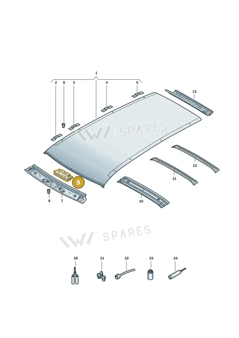 57H817169 — Skoda Kodiaq (2024-2024) diagram 57h817000, position 9