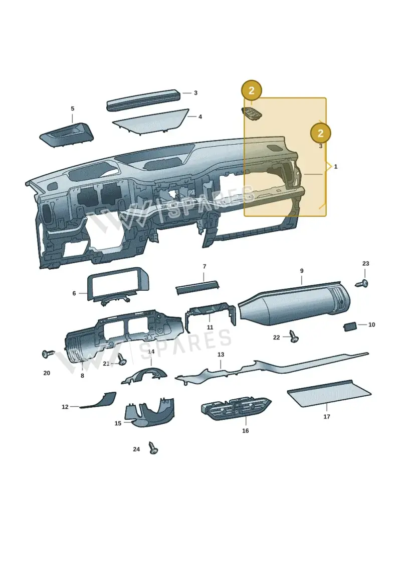57H8197934PK — Skoda Kodiaq (2024-2024) diagram 57h857020, position 2