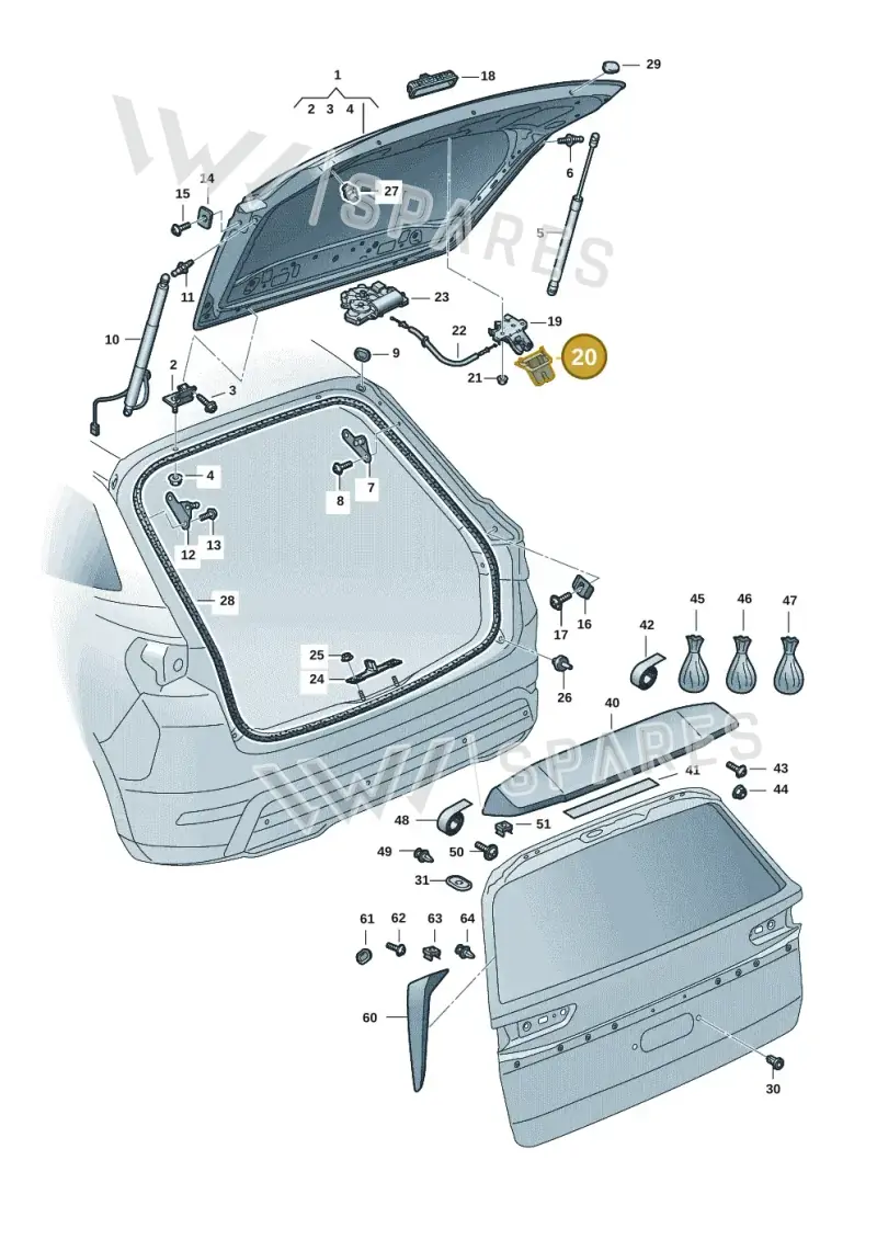 57H8275209B9 — Skoda Kodiaq (2024-2024) diagram 57h827000, position 20