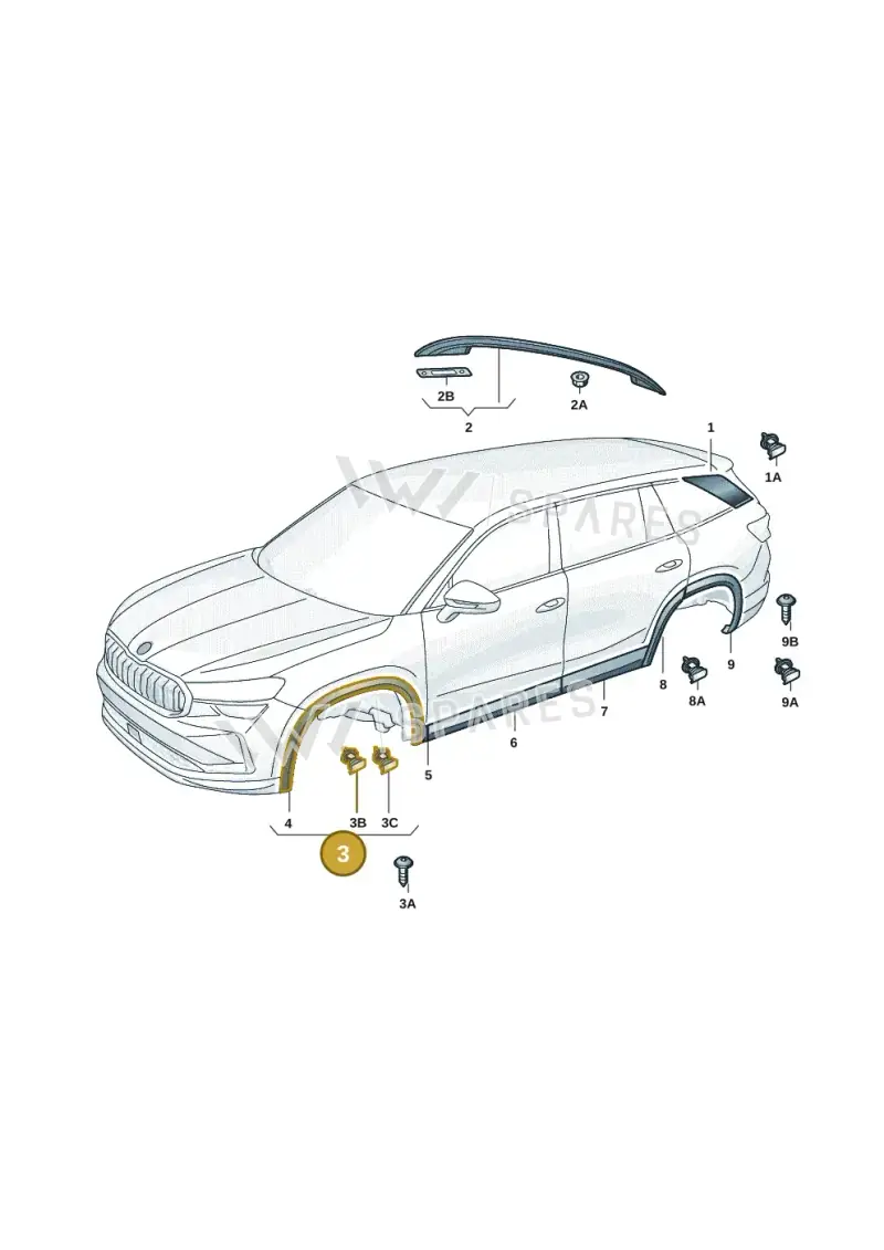 57H854731A9B9 — Skoda Kodiaq (2024-2024) diagram 57h853030, position 3