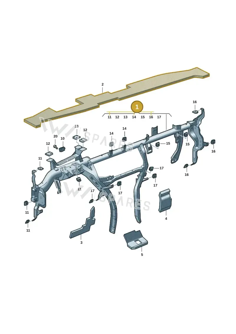 57H857017 — Skoda Kodiaq (2024-2024) diagram 57h857000, position 1