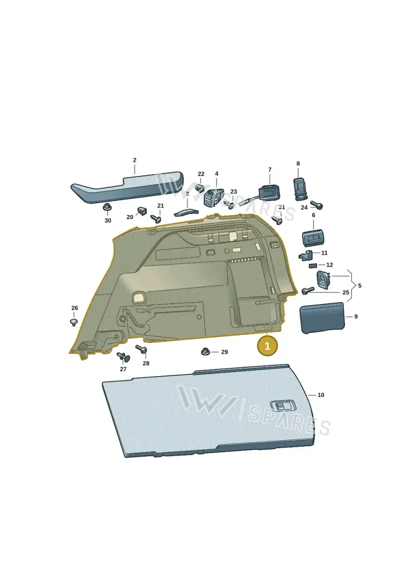 57H867428CZTB — Skoda Kodiaq (2024-2024) diagram 57h867080, position 1