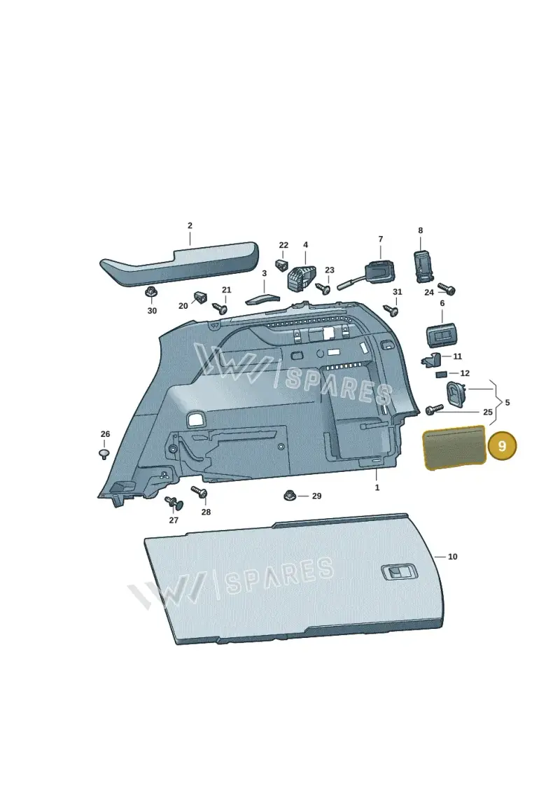 57H867462A4PK — Skoda Kodiaq (2024-) diagram 57h867080, position 9
