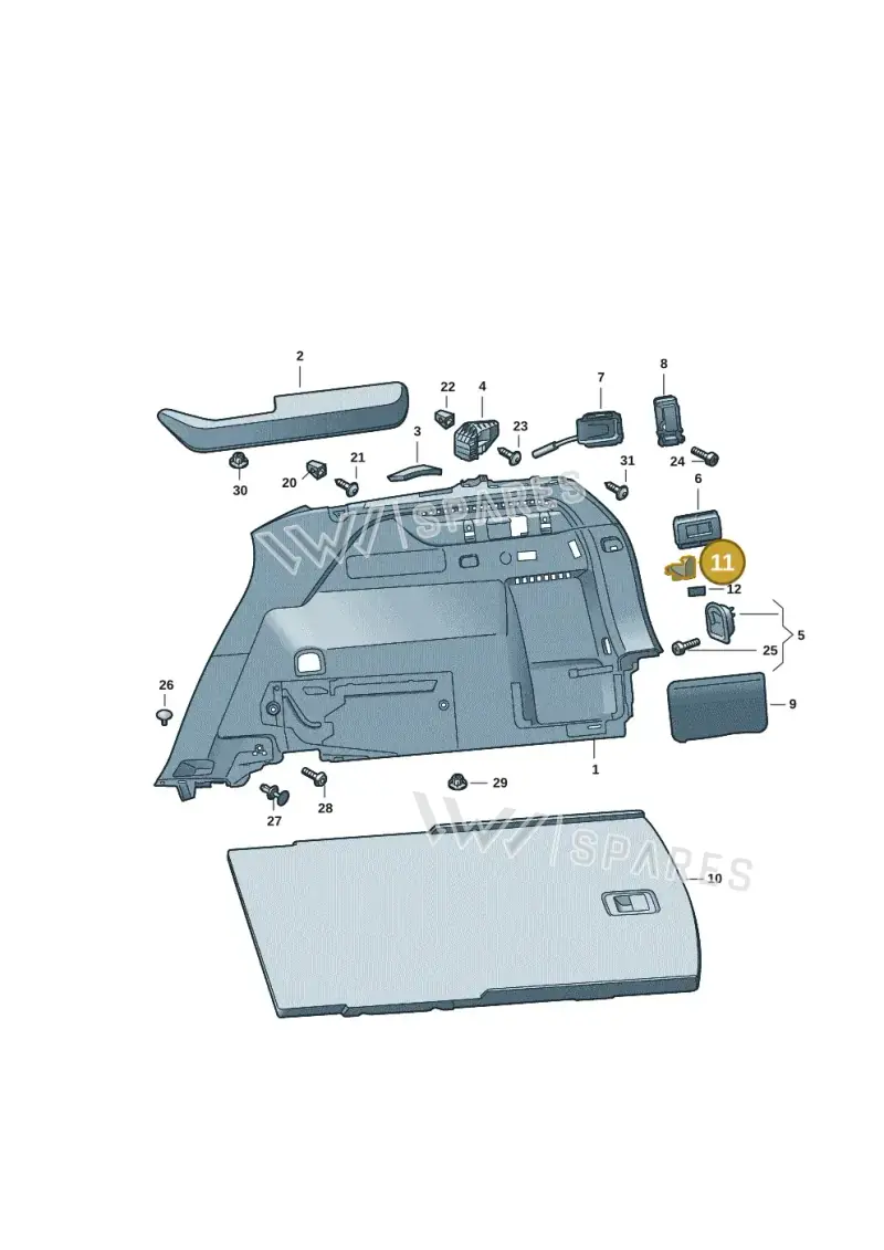 57H8682804PK — Skoda Kodiaq (2024-) diagram 57h867080, position 11