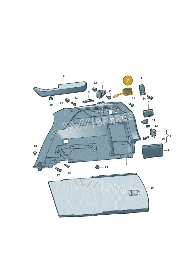 57H885591A4PK — Skoda Kodiaq (2024-2024) diagram 57h867080, position 7