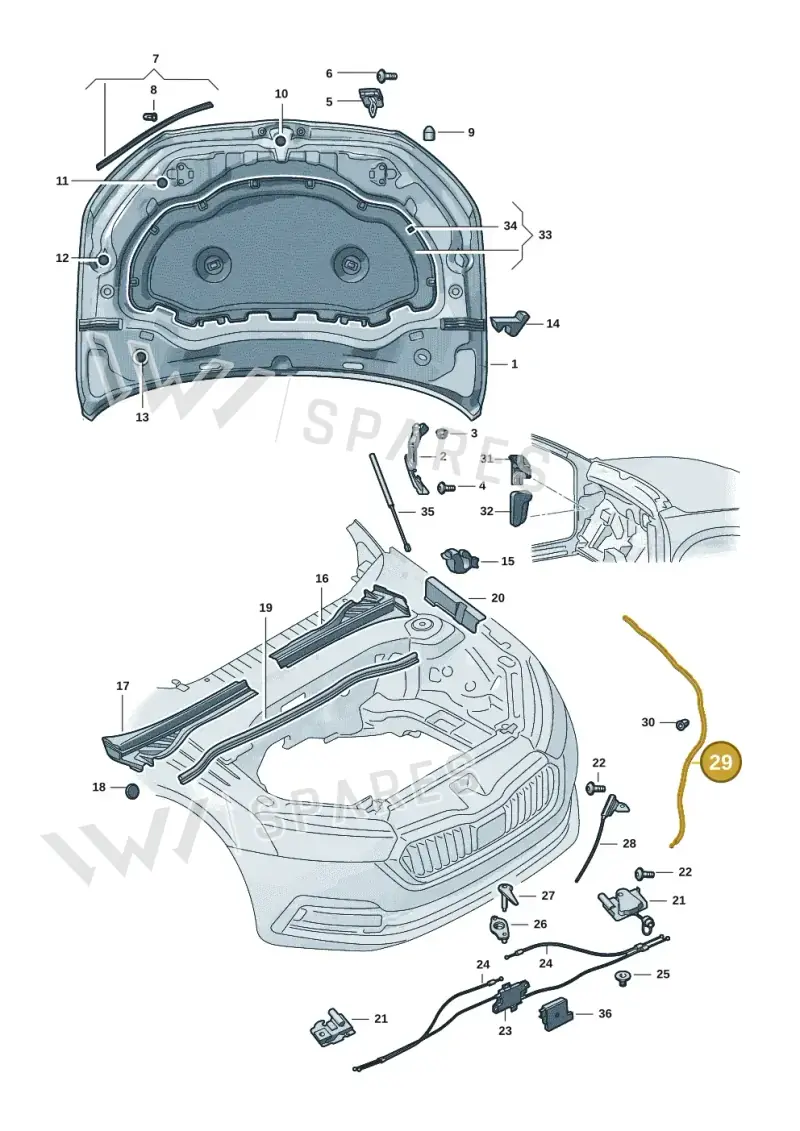 57J823535D — Skoda Kodiaq (2024-2024) diagram 57h823000, position 29