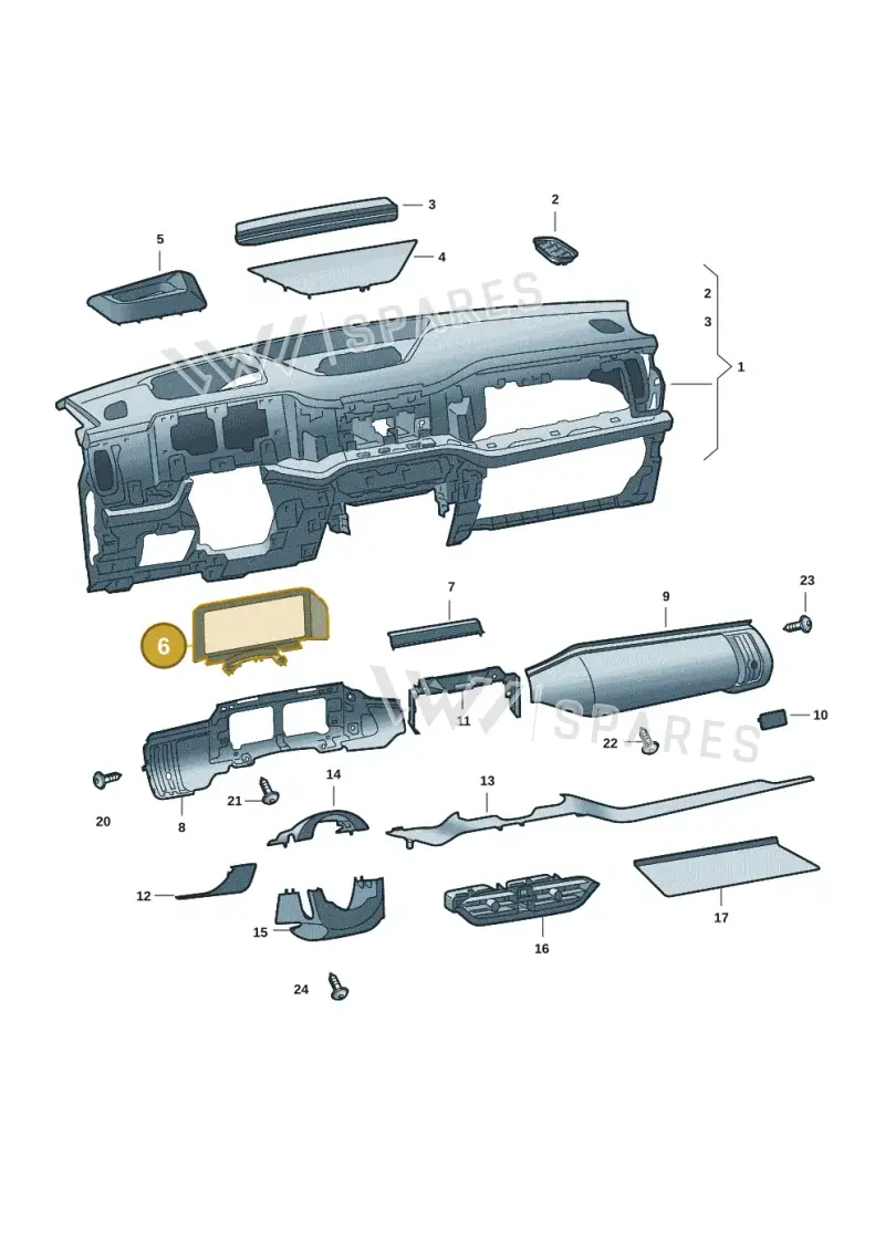 57J857053WZK — Skoda Kodiaq (2024-2024) diagram 57h857020, position 6