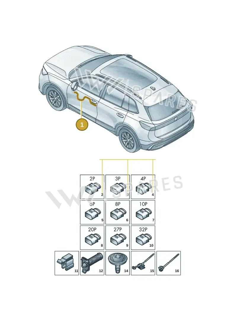 57J971120AD — Skoda Kodiaq (2024-2024) diagram 57x972300, position 1