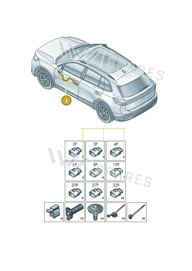 57J971120AF — Skoda Kodiaq (2024-2024) diagram 57x972300, position 1