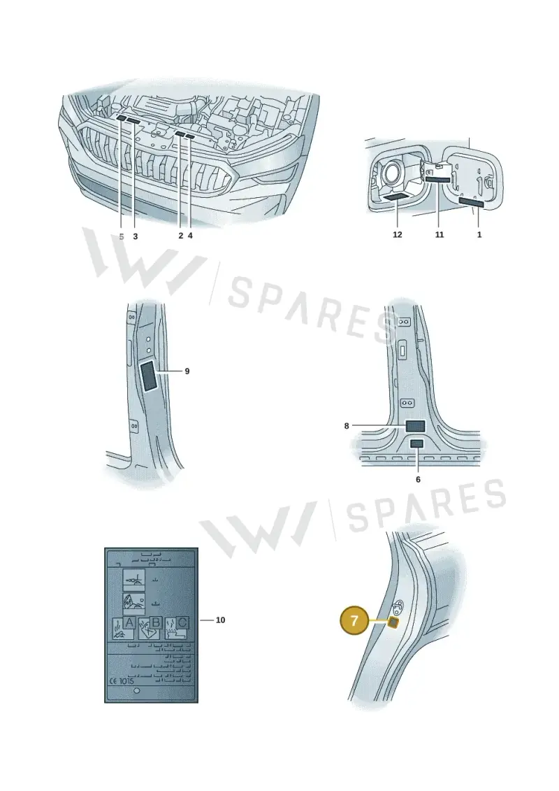 57L010510 — Skoda Kodiaq (2024-) diagram 57h010010, position 7