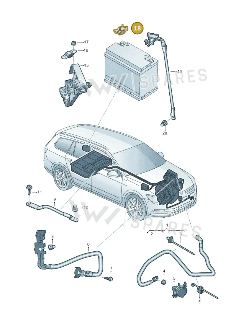 5C6915135A — Skoda Superb Combi (2015-2024) diagram 793971670, position 18