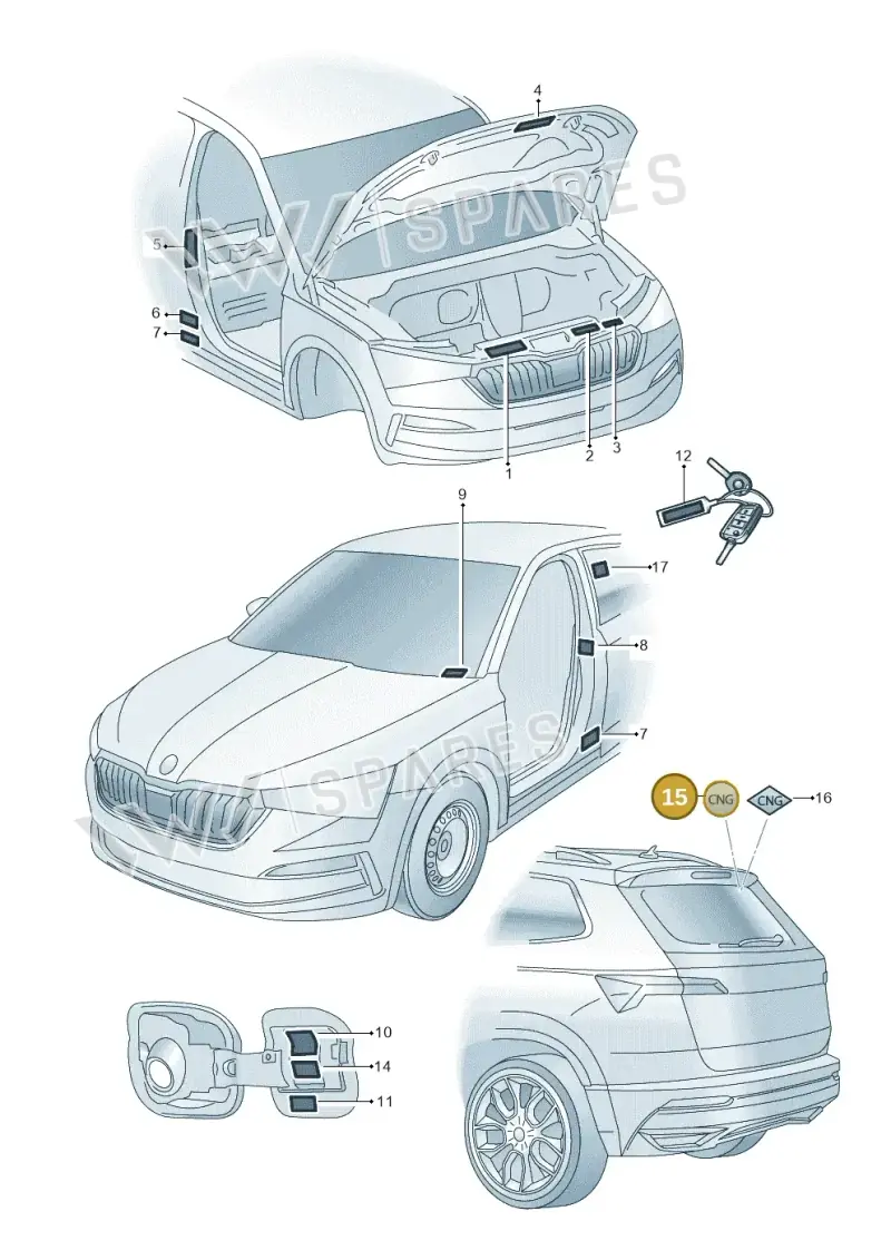 5E0010007 — Skoda Kamiq (2019-2020) diagram 584010000, position 15