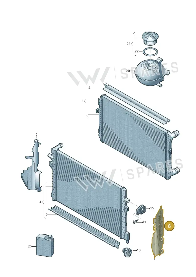 5E0121283 — Skoda Octavia (2012-2017) diagram 746121730, position 6