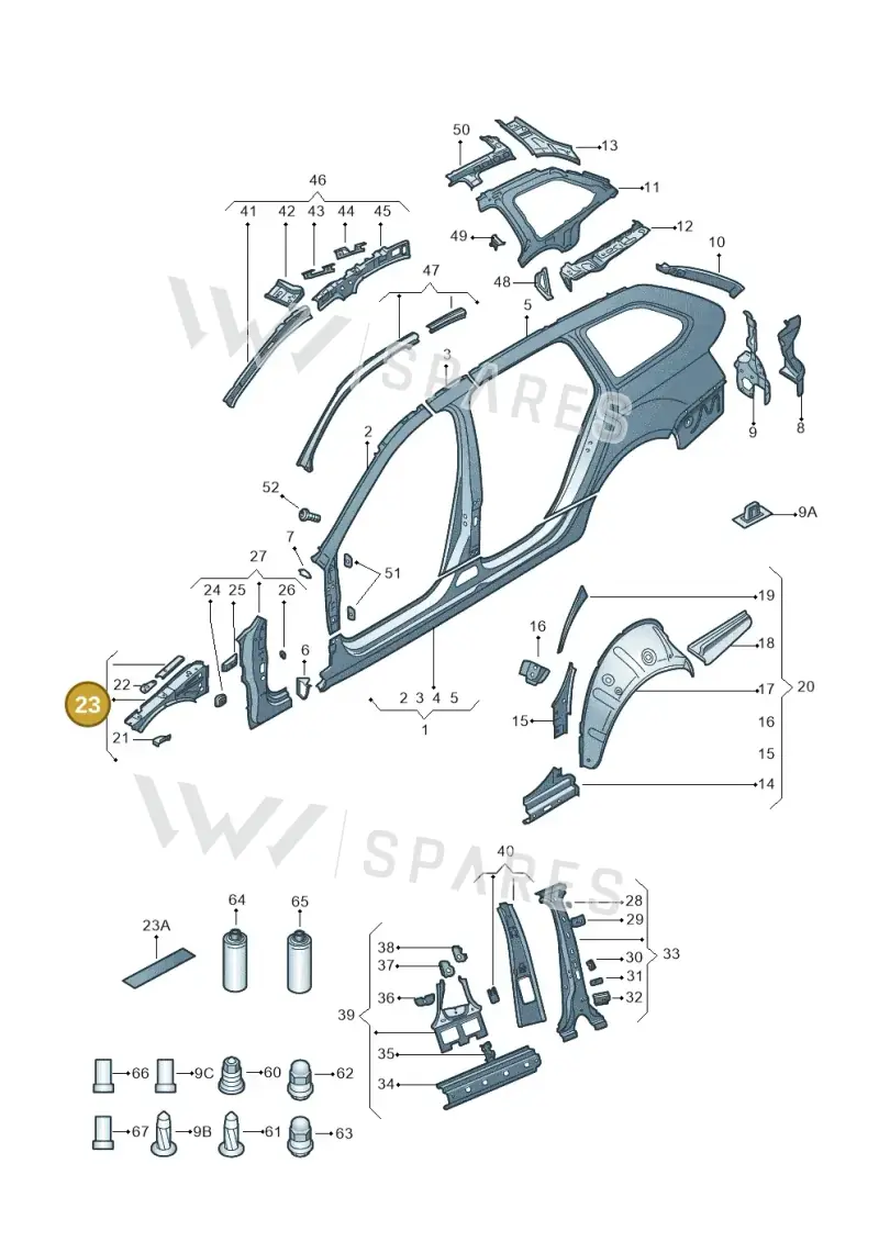 5E0810126A — Skoda Octavia (2017-2020) diagram 805809035, position 23