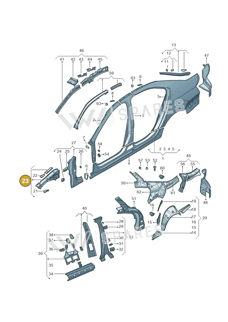 5E0810126A — Skoda Octavia (2017-2020) diagram 753809300, position 23