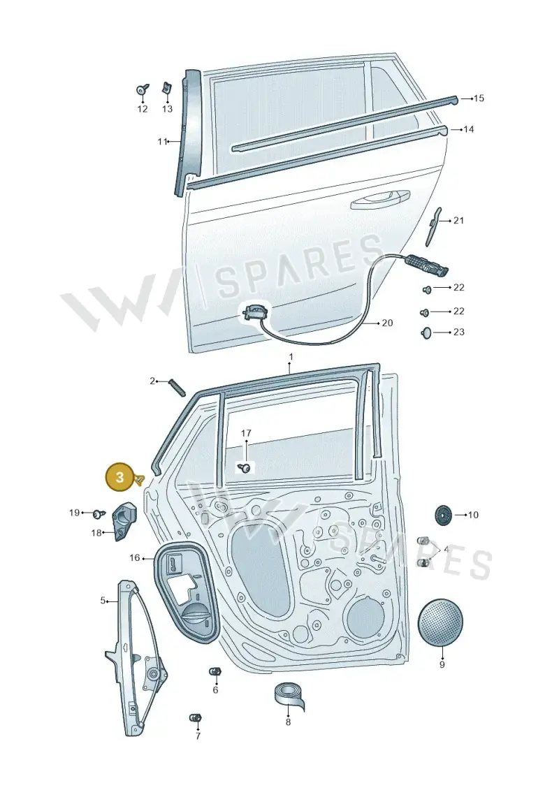 5E0837732 — Skoda Kamiq (2019-) diagram 584839060, position 3