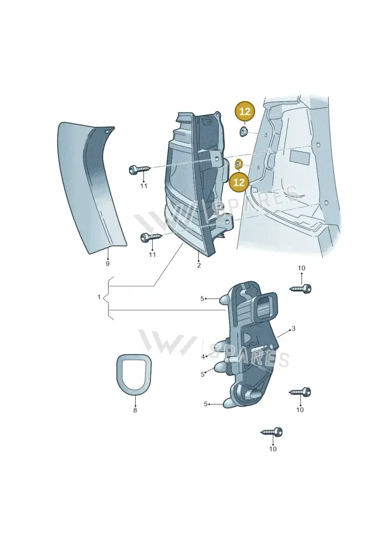 5E0945067A — Skoda Octavia (2017-2020) diagram 805945000, position 12