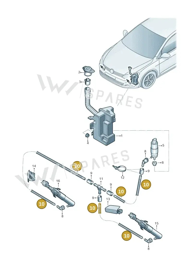 5E0955970 — Skoda Octavia (2012-2017) diagram 746955300, position 10