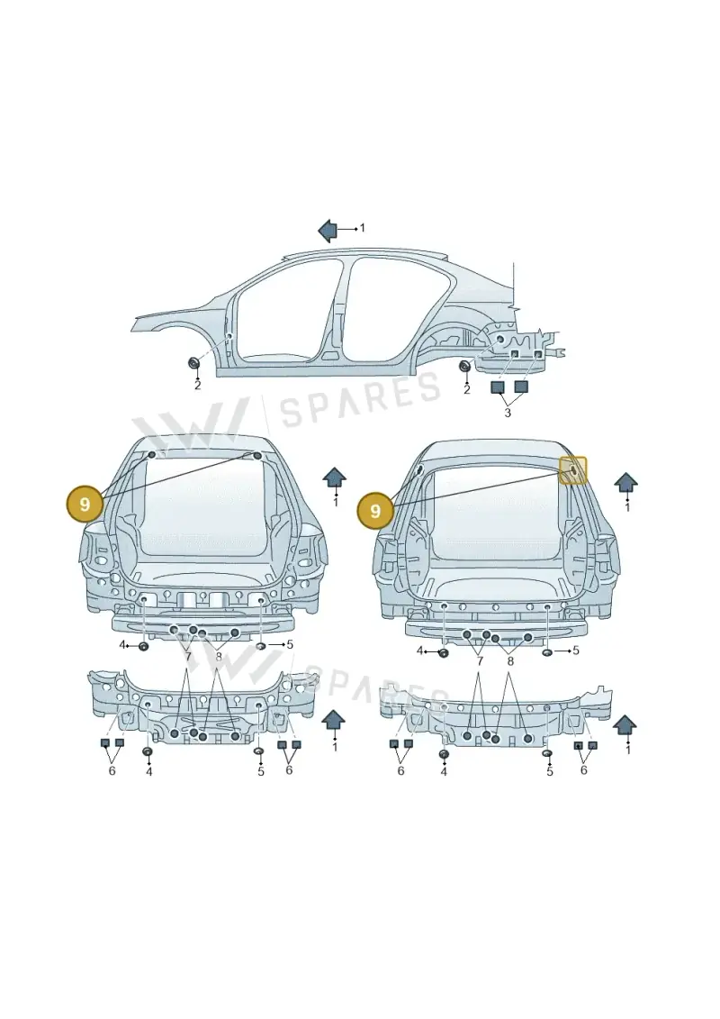 5E0971904 — Skoda Octavia (2017-2020) diagram 753803370, position 9