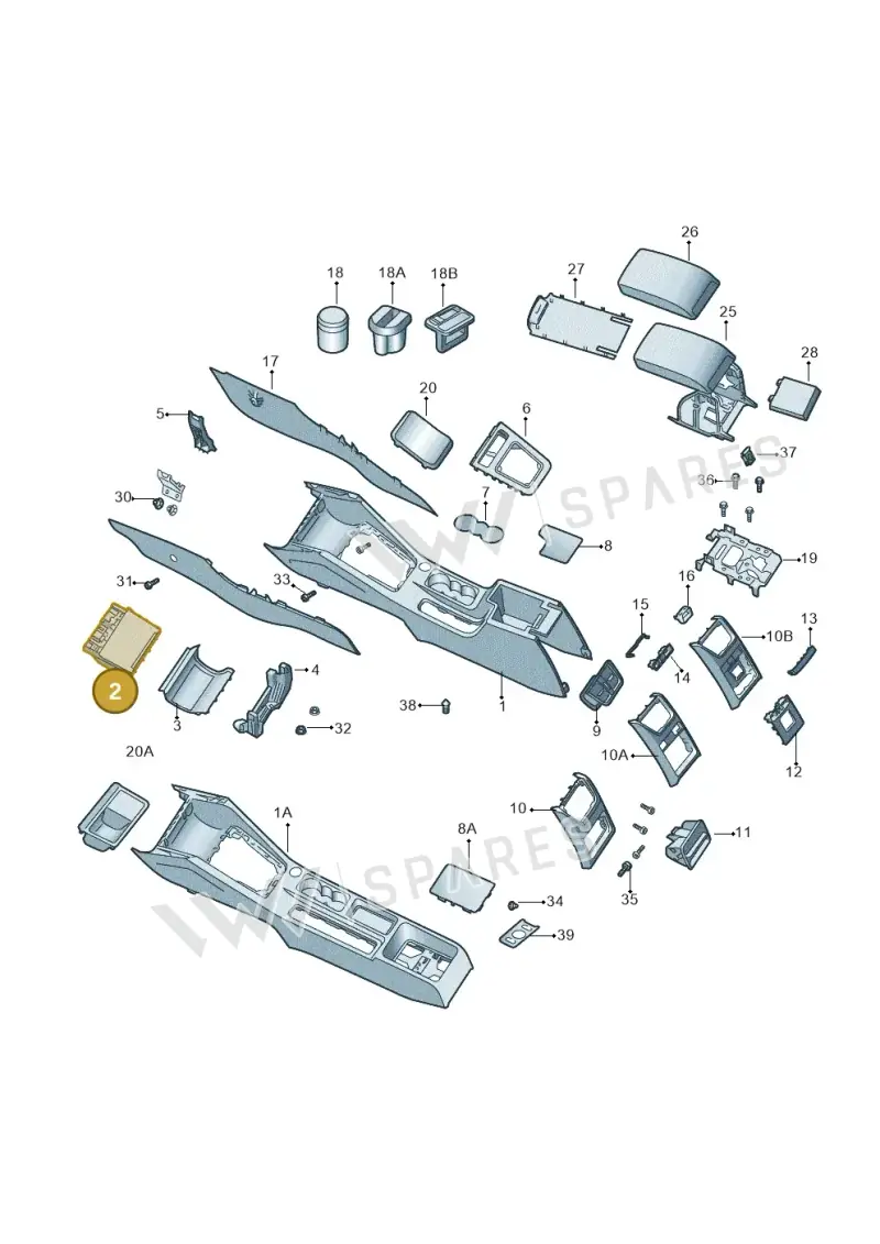 5E1863077FEG6 — Skoda Octavia (2017-2020) diagram 753863600, position 2
