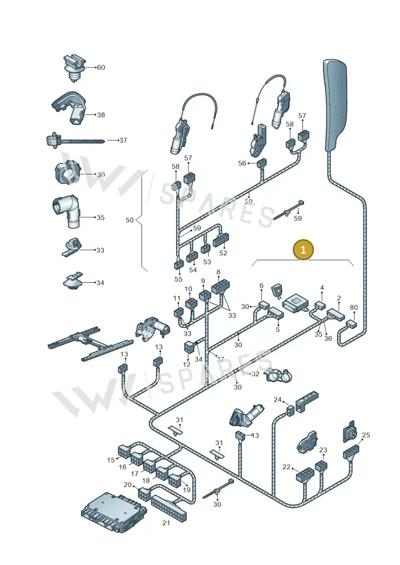 5E1971365B — Skoda Octavia (2017-2020) diagram 663972760, position 1