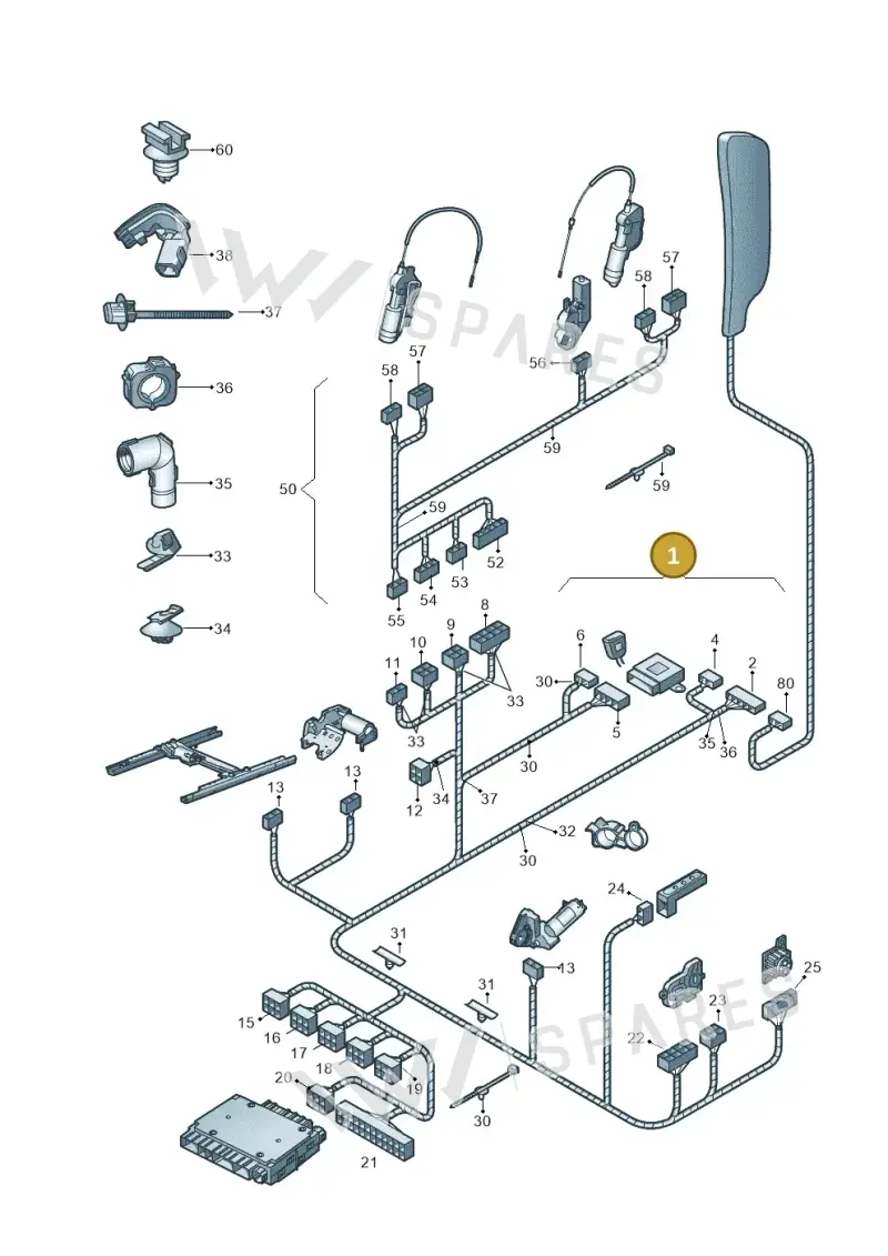 5E2971365C — Skoda Octavia (2017-2020) diagram 663972760, position 1
