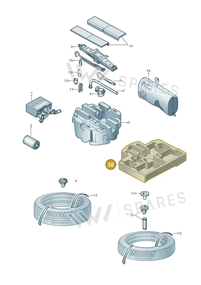 5E3012115 — Skoda Octavia (2019-2022) diagram 585012000, position 18