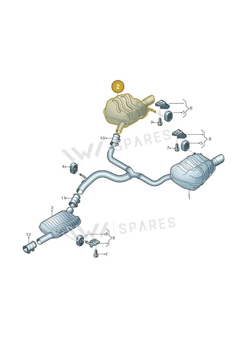 5E3253609AB — Skoda Octavia (2019-2022) diagram 754253950, position 2
