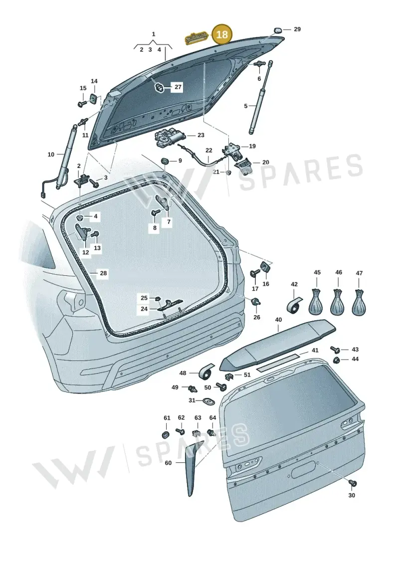 5E3827566A — Skoda Kodiaq (2024-) diagram 57h827000, position 18