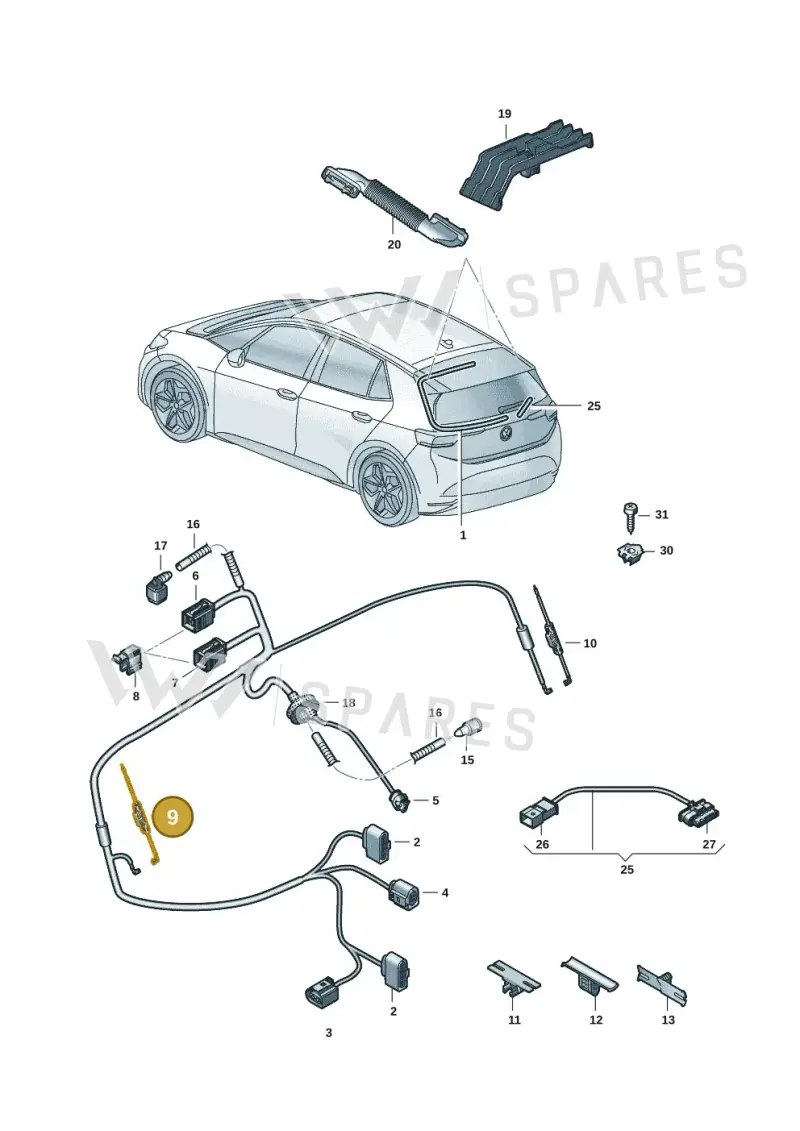 5E5035570 — Skoda Enyaq (2020-) diagram 10a972080, position 9
