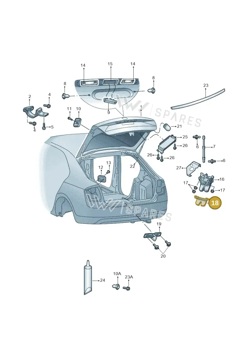 5E5827520 — Skoda Octavia (2017-2020) diagram 805827010, position 18