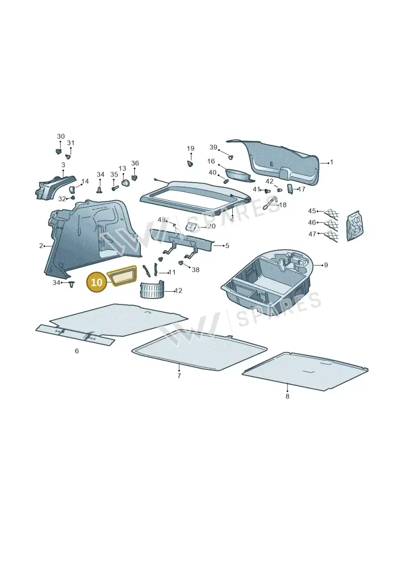 5E58675749B9 — Skoda Rapid (2012-2022) diagram 740867800, position 10