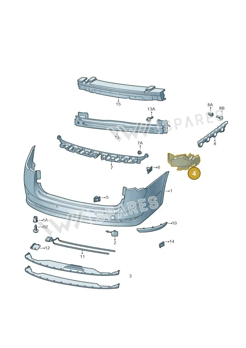 5E6807378 — Skoda Octavia (2019-2022) diagram 585807050, position 4
