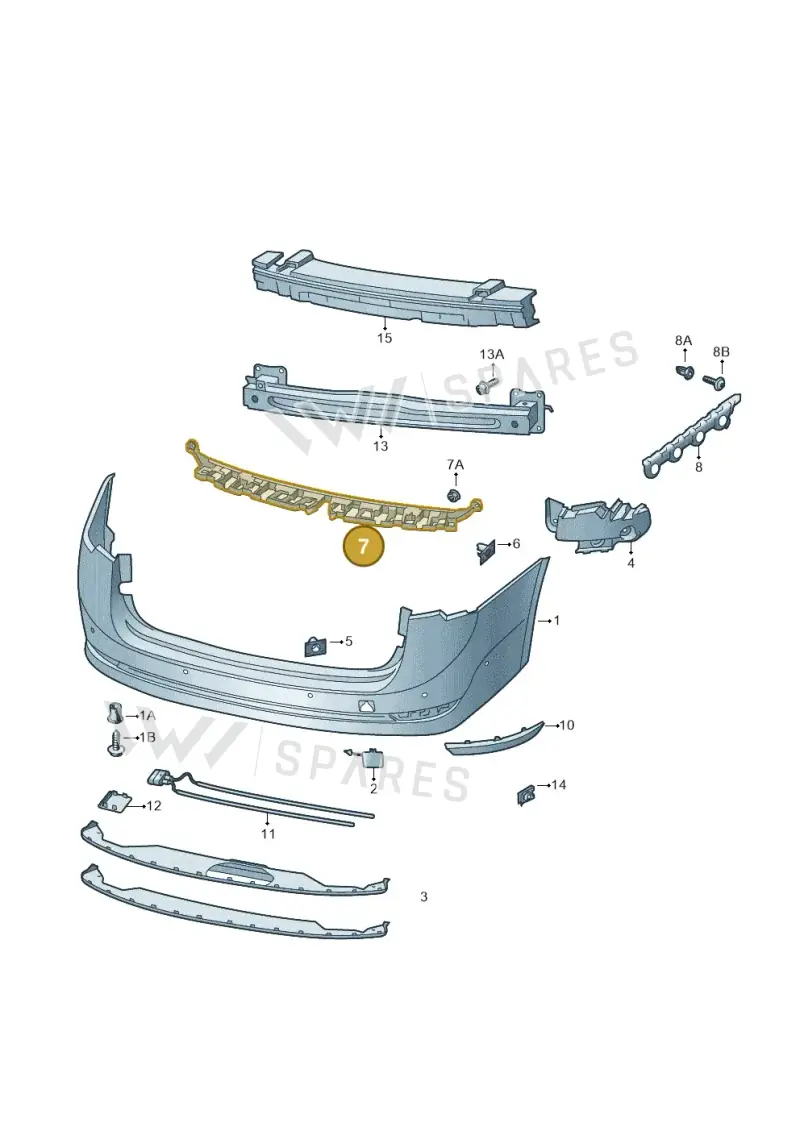 5E6807863 — Skoda Octavia (2019-2022) diagram 585807050, position 7