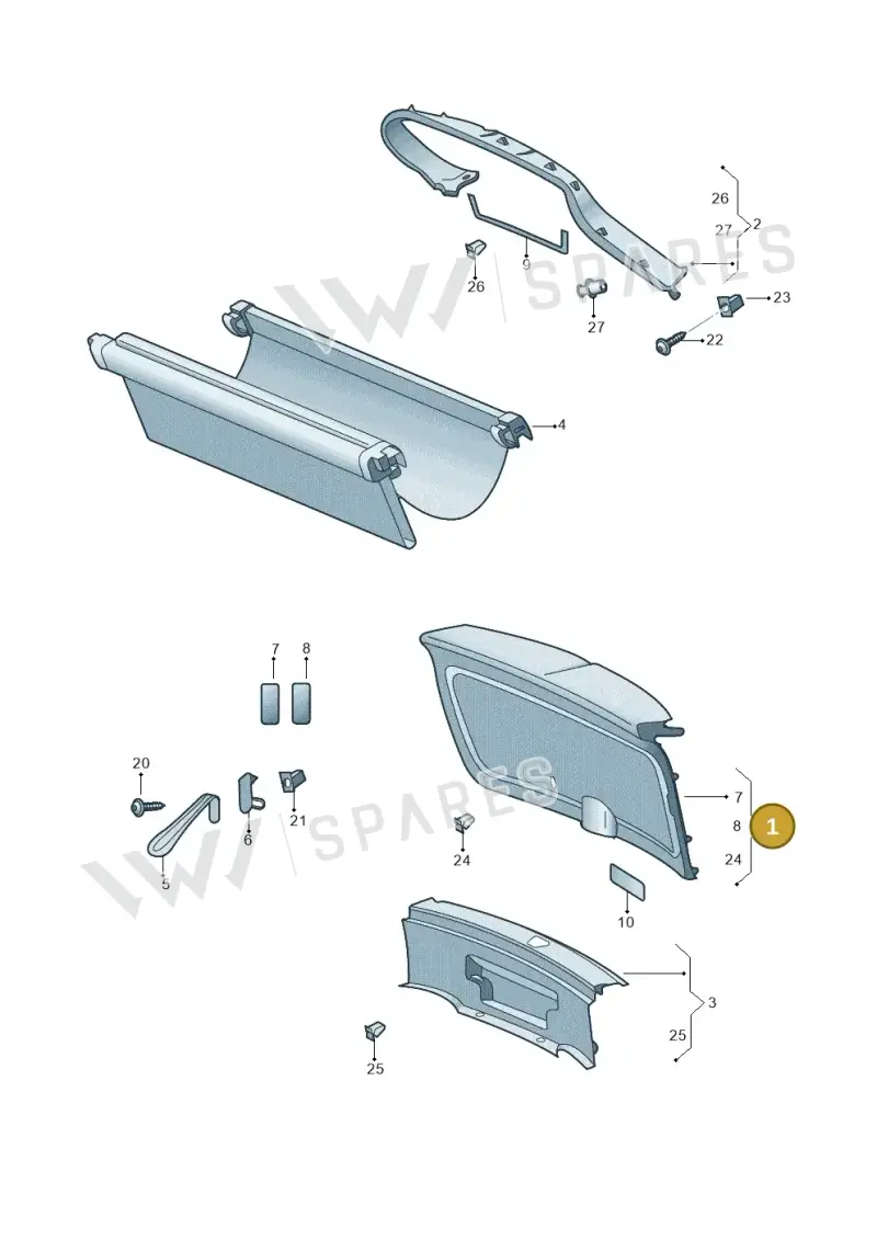 5E78679759B9 — Skoda Octavia (2019-2022) diagram 585867900, position 1