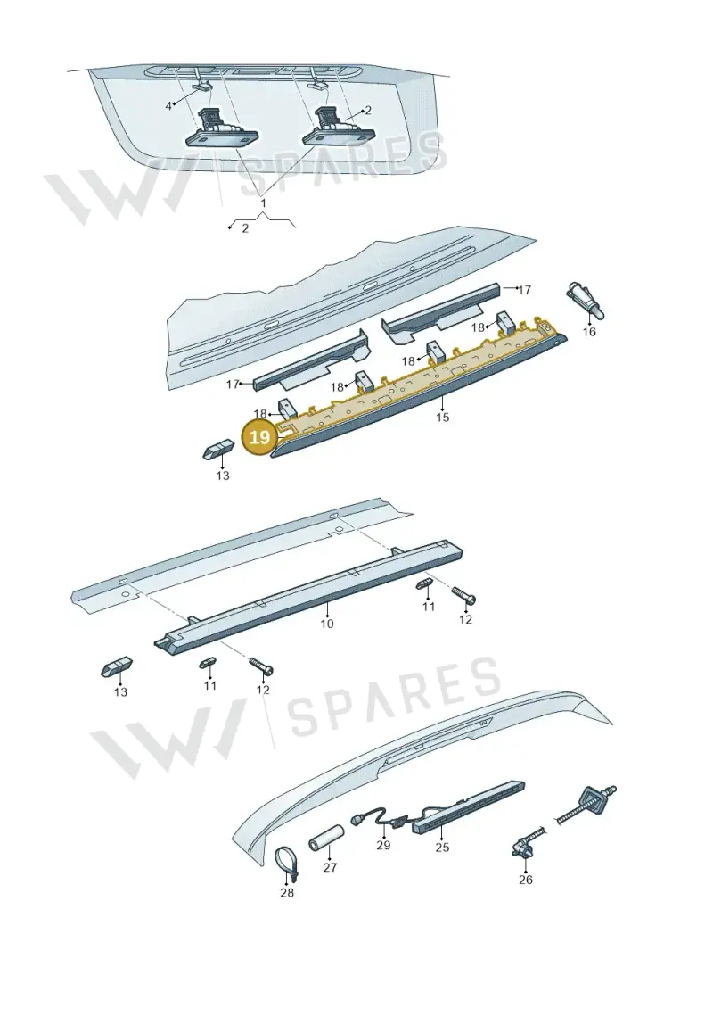 5E9945170 — Skoda Octavia (2017-2020) diagram 753943000, position 19