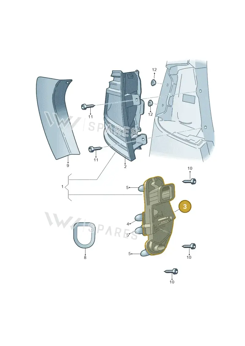 5E9945258A — Skoda Octavia (2017-2020) diagram 805945000, position 3