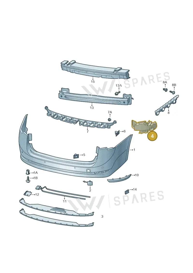 5ER807378 — Skoda Octavia (2019-2022) diagram 585807050, position 4