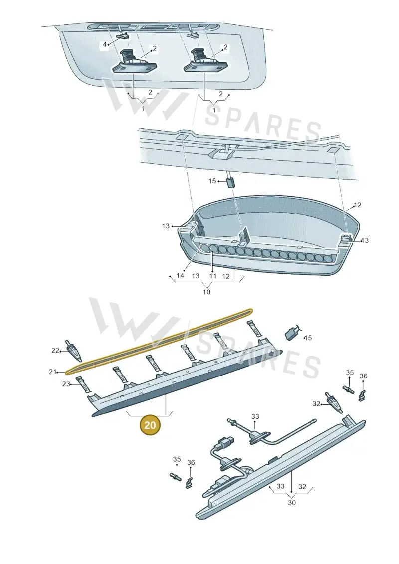 5F0945097H — Skoda Karoq (2017-2022) diagram 834943000, position 20