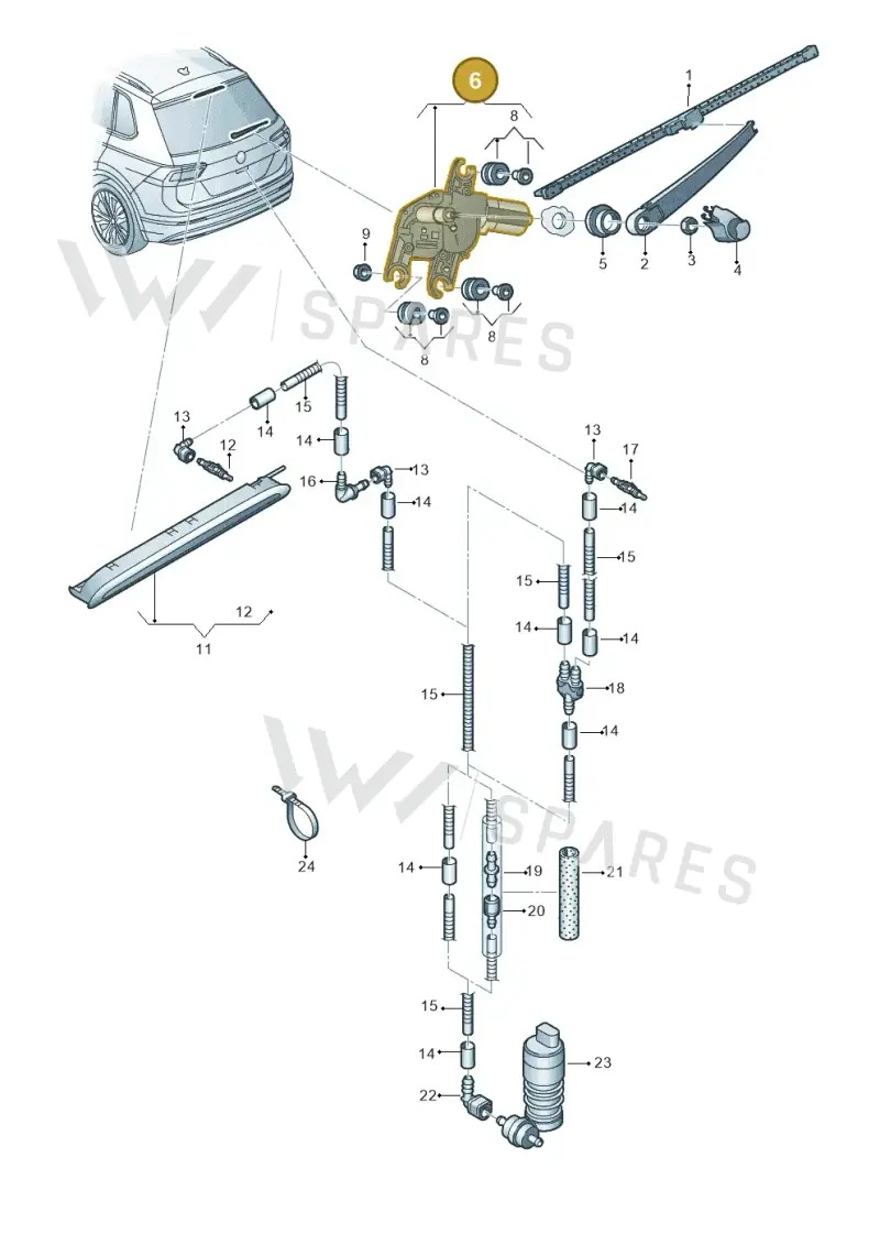 5F4955711A — Skoda Kodiaq (2018-2022) diagram 884955200, position 6