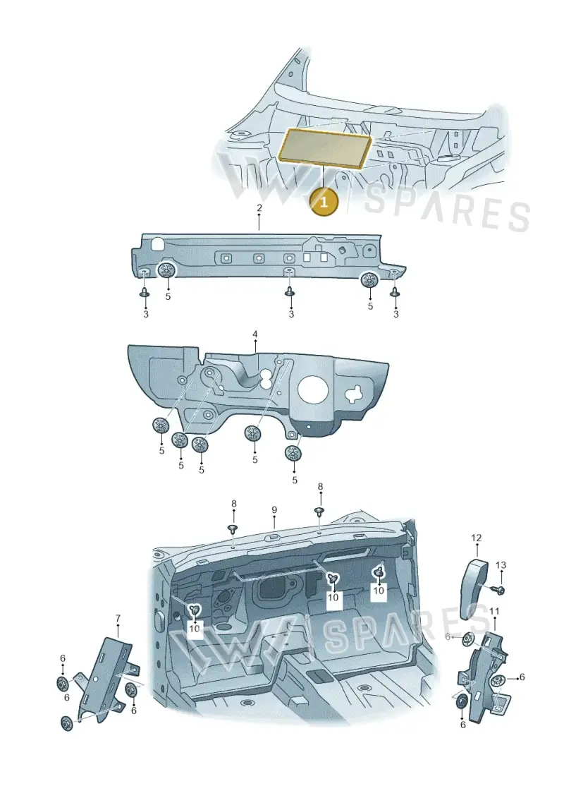 5G0805696F — Skoda Kamiq (2019-) diagram 584863020, position 1
