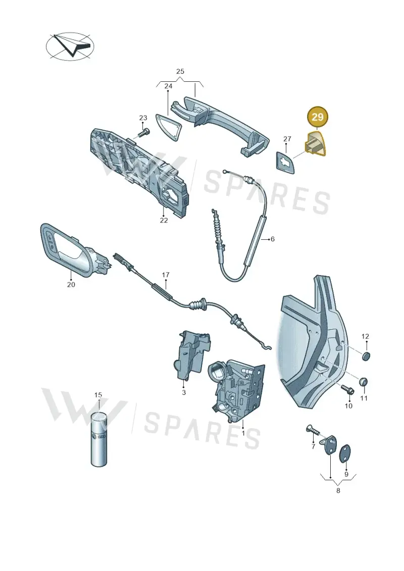 5G0839167DGRU — Skoda Fabia (2021-) diagram 649839000, position 29