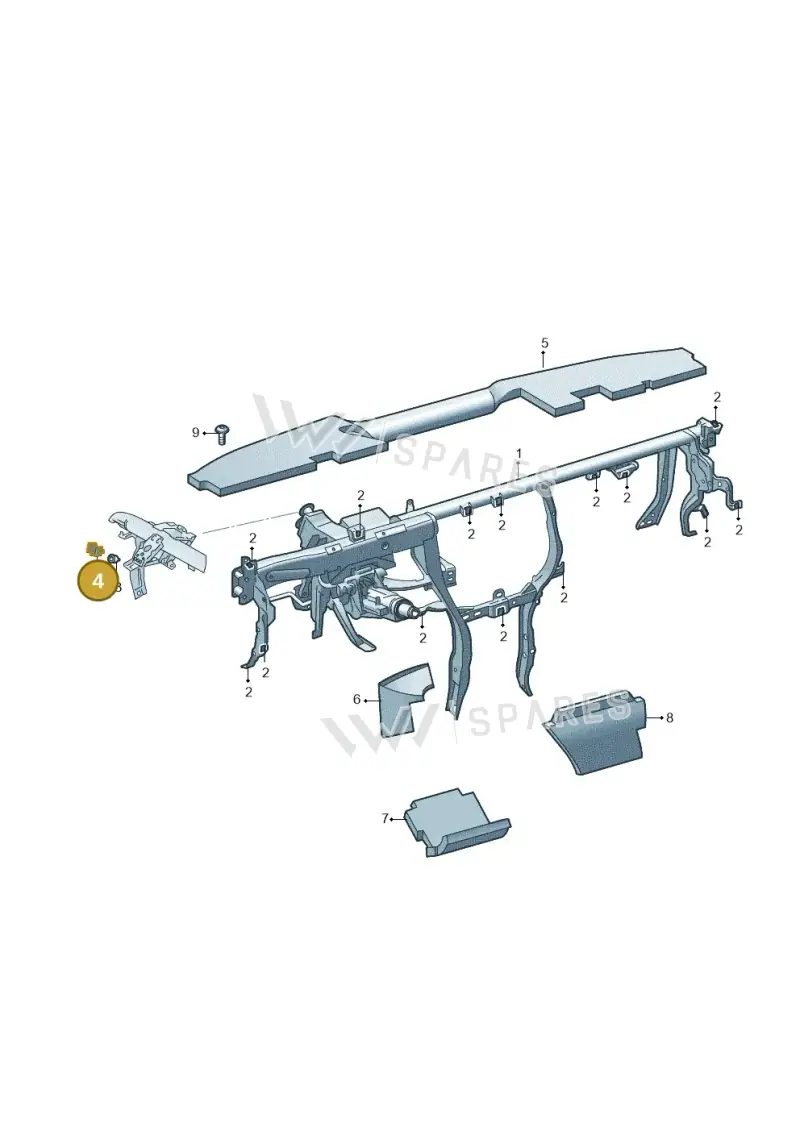 5G0857173 — Skoda Kamiq (2019-) diagram 584857000, position 4